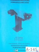ALMI-Jancy ALMI AL-150, Pipe Coper Notcher Sander Deburrer Instruct Parts Manual 1999-AL-150-01
